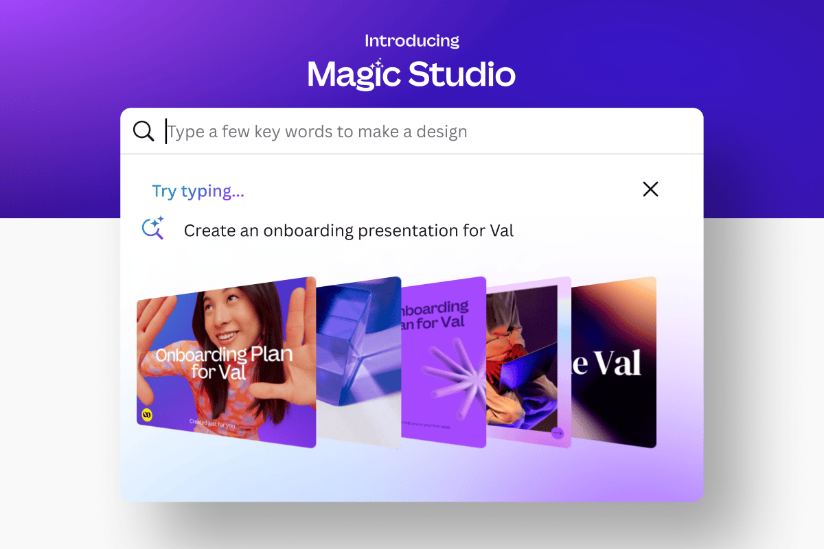 Conheça o Magic Studio: ferramentas de IA do Canva